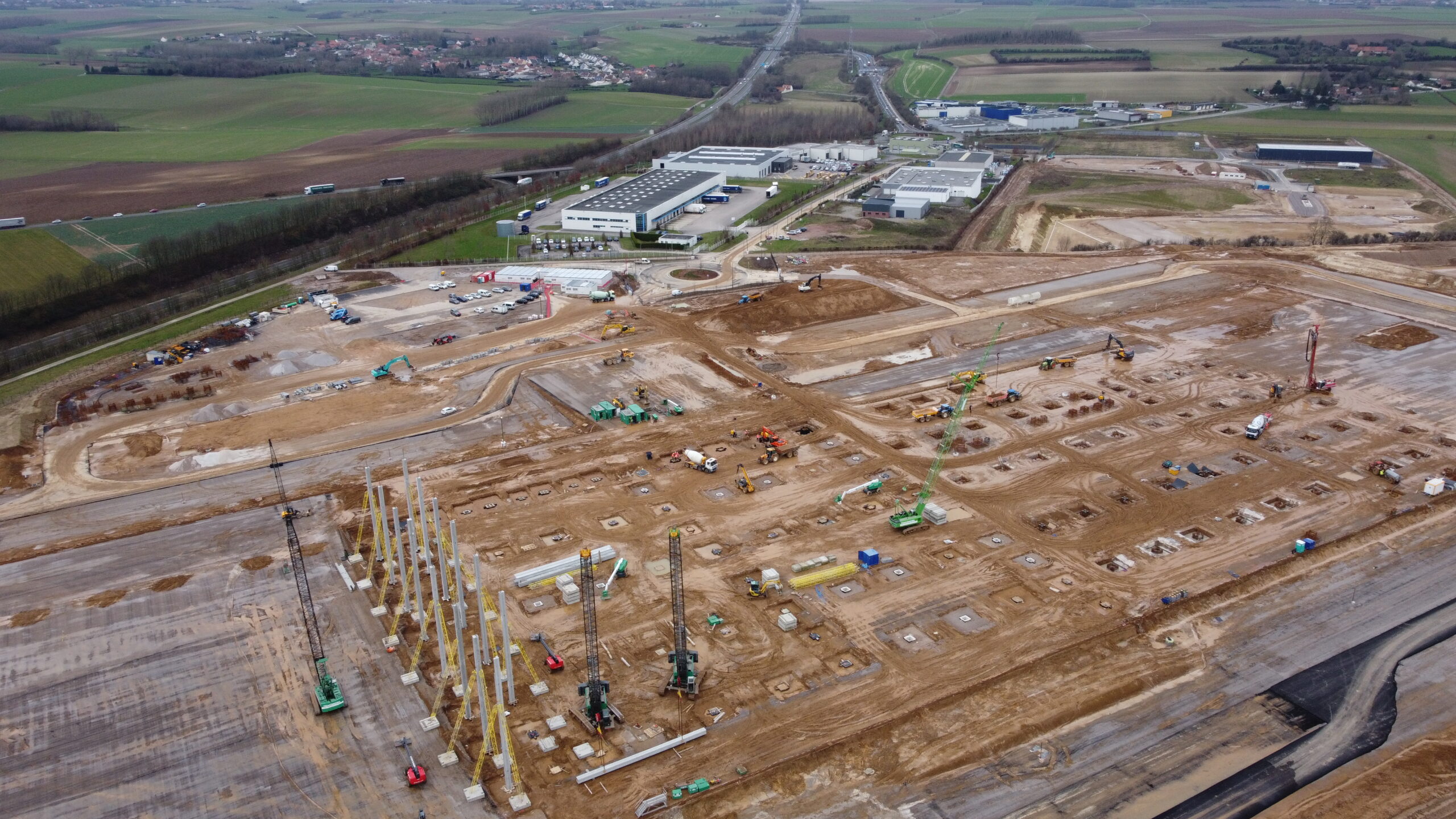 Création d’une plateforme logistique, Saint-Augustin ©Menard