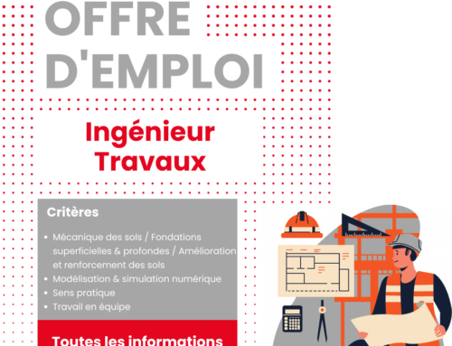 Offre d’emploi : Ingénieur(e) Travaux F/H