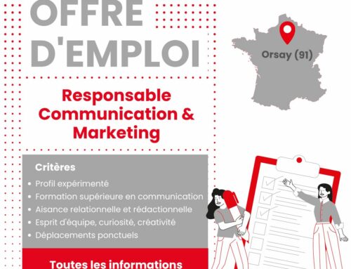 Offre d’emploi : Responsable Communication et Marketing F/H